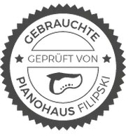 Gebrauchte und geprüfte Instrumente Logo Pianohaus Filipski Gebrauchte und geprüfte Instrumente Logo Pianohaus Filipski