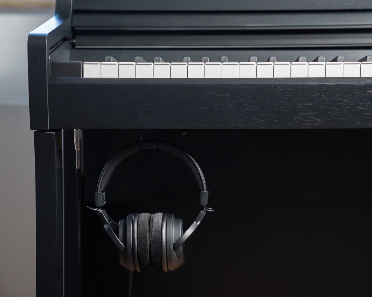 Kopfhöreranschluss beim Kawai CA 401 B Digitalpiano schwarz matt