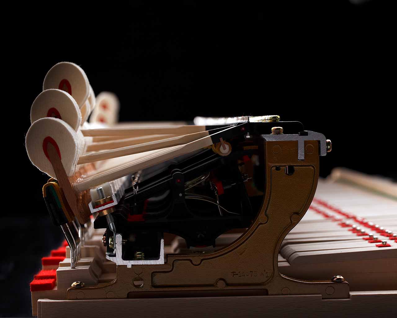 Carbon Mechanikteile der Kawai GX Serie