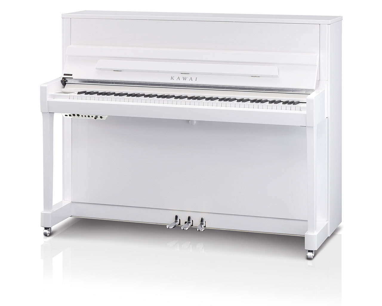 Kawai-K-200-WHP-SL-ATX-4 -Klavier-weiß-Pianohaus-Filipski