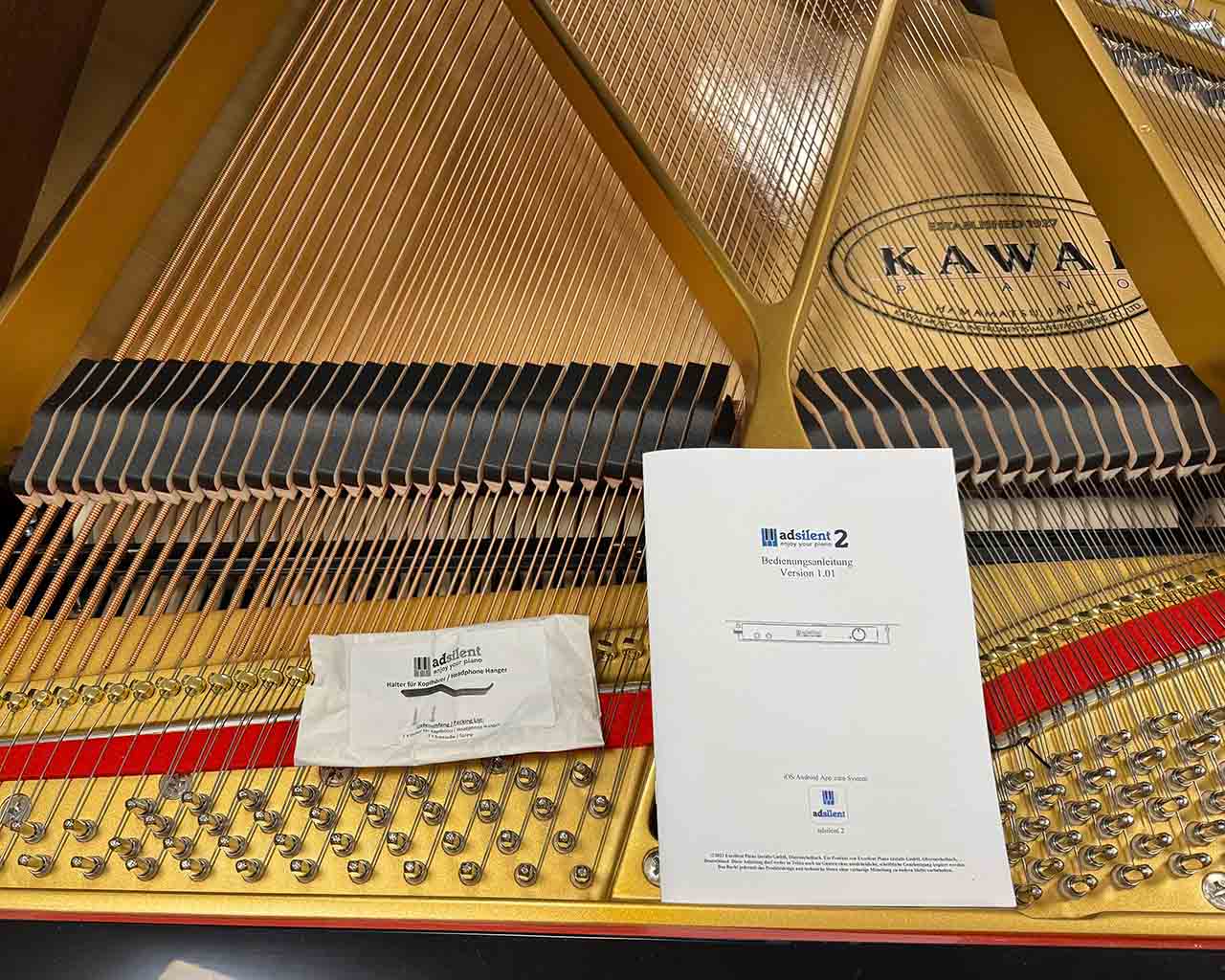 Bedienungsanleitung Kawai GL 10 EP Flügel schwarz mit adsilent 2 Flügel Silentsystem