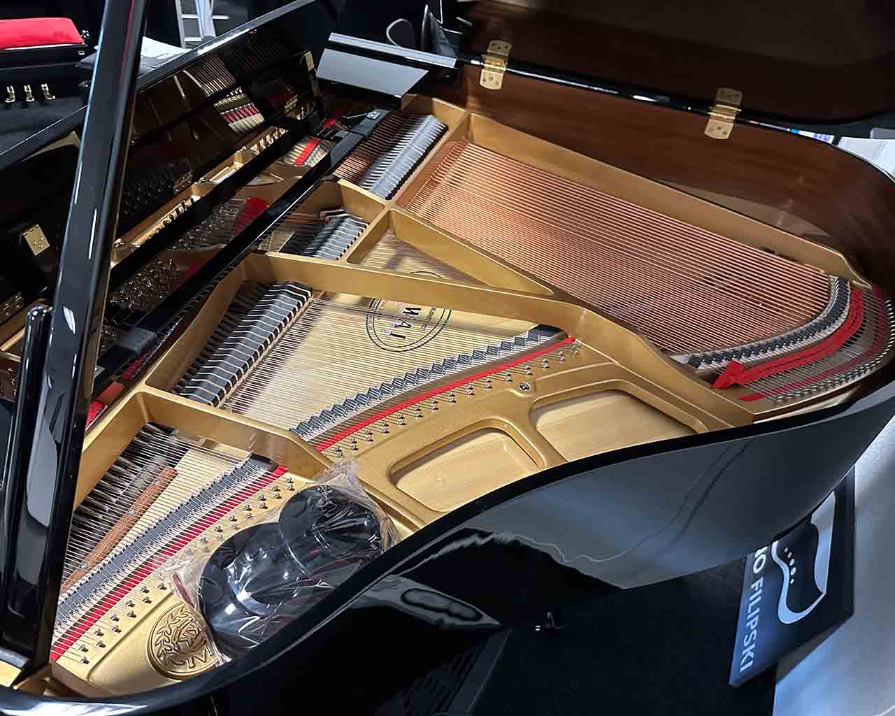 Gussplatte vom Kawai GL 10 EP Flügel schwarz